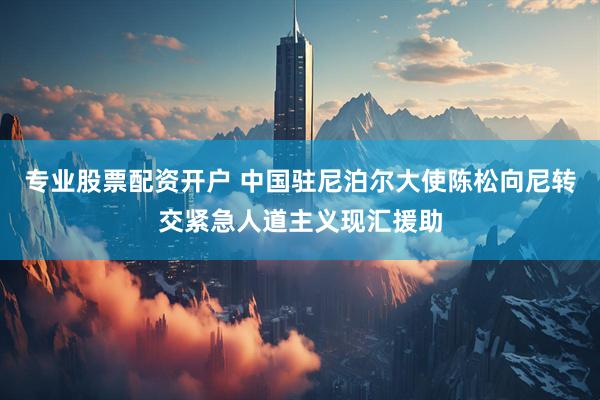 专业股票配资开户 中国驻尼泊尔大使陈松向尼转交紧急人道主义现汇援助