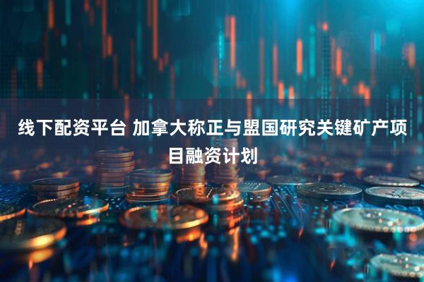 线下配资平台 加拿大称正与盟国研究关键矿产项目融资计划